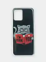 Хром чехол Realme 8i / Narzo 50 4G Реалми  8Ай / Нарзо 50 4G силиконовый с рисунком