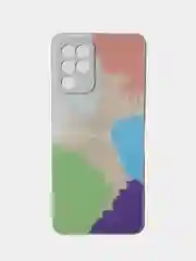 Белый чехол для Samsung A12, A32, A22, M12, M32 с картинкой / рисунком