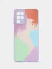 Лавандовый чехол для Samsung A12, A32, A22, M12, M32 с картинкой / рисунком