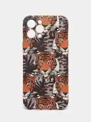 Фуксия чехол для iPhone 11, 13, 13 Pro, 13 Pro Max, 12, 12 Pro, 12 Pro Max с картинкой / рисунком