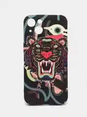 Хром чехол для iPhone 11, 13, 13 Pro, 13 Pro Max, 12, 12 Pro, 12 Pro Max с картинкой / рисунком