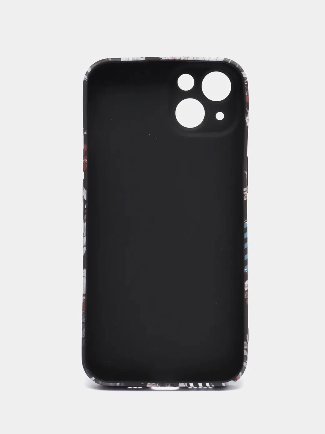 Черный чехол для iPhone 11, 13, 13 Pro, 13 Pro Max, 12, 12 Pro, 12 Pro Max с картинкой / рисунком