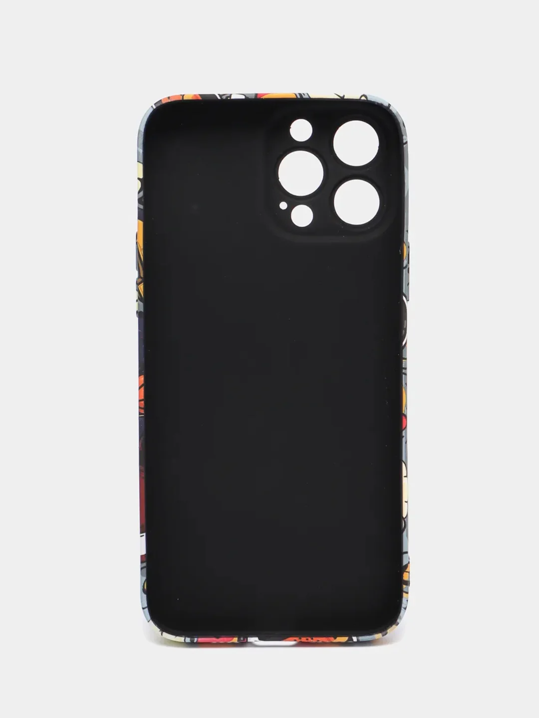 Угольный чехол для iPhone 11, 13, 13 Pro, 13 Pro Max, 12, 12 Pro, 12 Pro Max с картинкой / рисунком