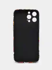 Угольный чехол для iPhone 11, 13, 13 Pro, 13 Pro Max, 12, 12 Pro, 12 Pro Max с картинкой / рисунком