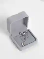 Серебряный цепочка серебряная "Бабочки" в подарочной коробке