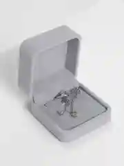 Цепочка серебряная "Good Luck" в подарочной коробочке