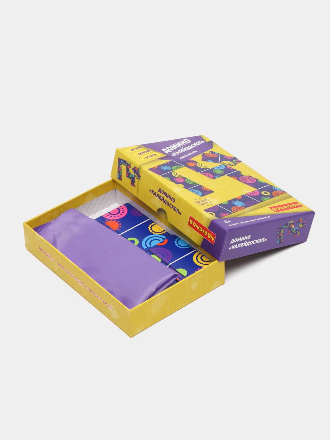 Настольная игра домино Калейдоскоп. Игра на внимание