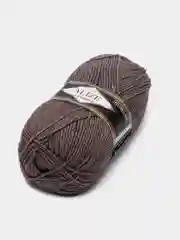 Коричневый пряжа Alize Lanagold, комплект 2 штуки, 3 штуки, 49% шерсть, 51% акрил, 100 г, 240 м,Ч1
