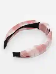 Пастельно-коралловый ободок для волос