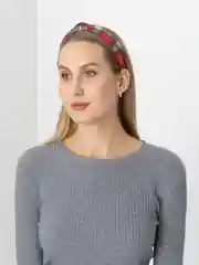 Вишнёвый ободок для волос
