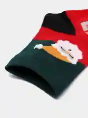 Фиолетовый носки женские новогодние, в подарочной коробке, по 3 пары