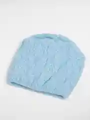 Голубой шапка женская, шапка зимняя