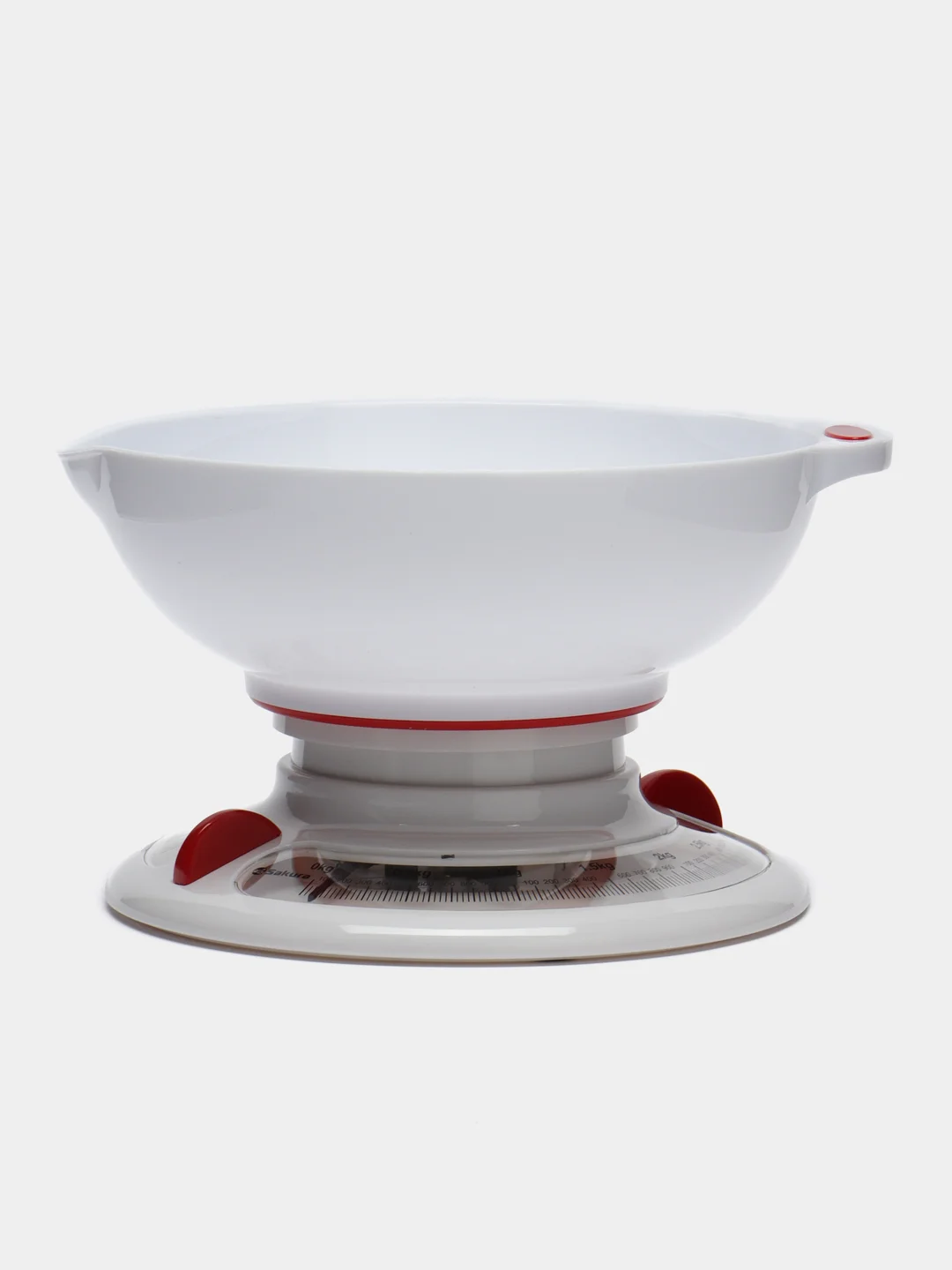 Белый весы кухонные Sakura SA-6004WR, 3кг