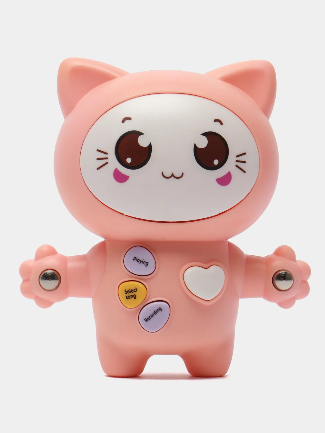 Розовый интерактивная музыкальная игрушка-ночник котенок "Link-link cat"