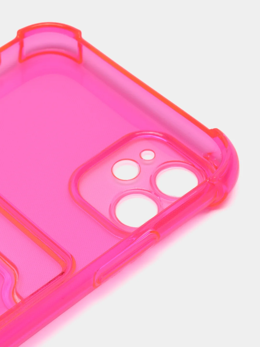 Фуксия чехол с карманом для карт iPhone XR, 11, 12, 13, 14, Pro, Pro Max, Plus, 7, 8, айфон