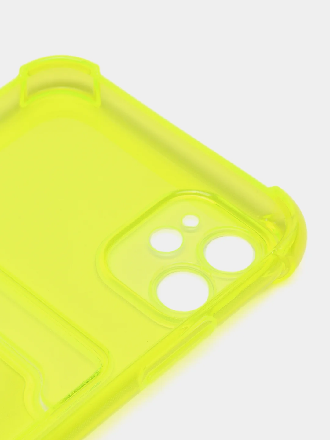 Лимонный чехол с карманом для карт iPhone XR, 11, 12, 13, 14, Pro, Pro Max, Plus, 7, 8, айфон