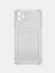 Ледяной чехол с карманом для карт iPhone XR, 11, 12, 13, 14, Pro, Pro Max, Plus, 7, 8, айфон