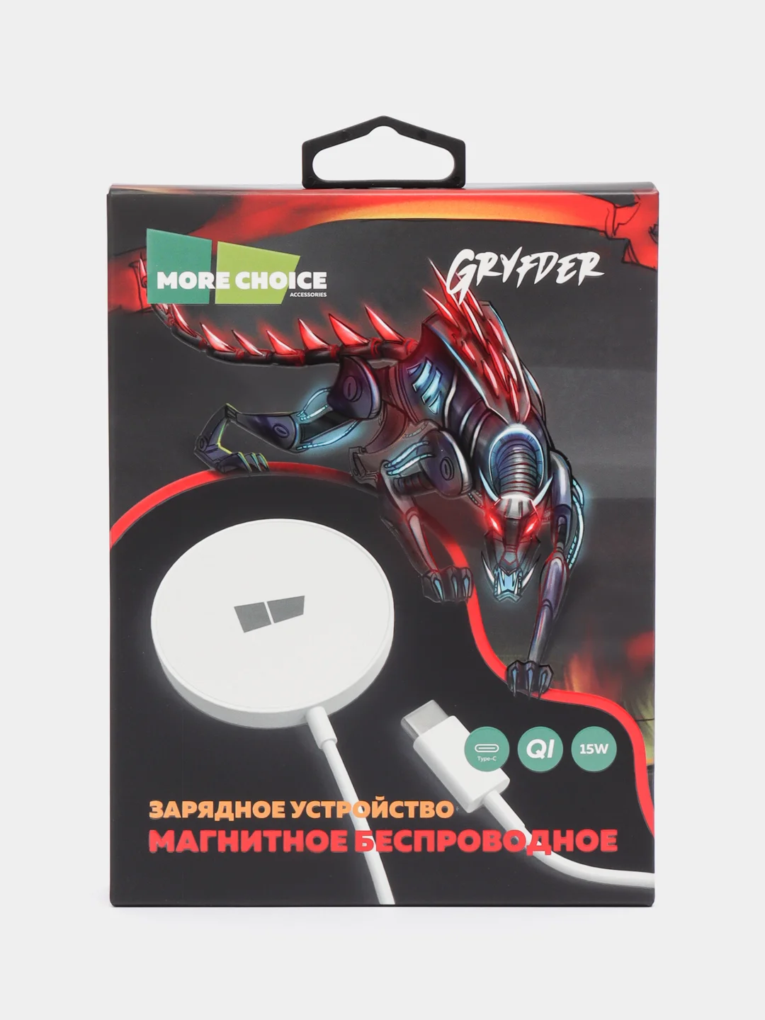 Белый беспроводная зарядка More Choice CW02S, 15 W