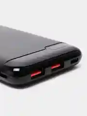 Черный внешний аккумулятор More Choice PB32S-10, 10000 мАч, быстрая зарядка 20 W