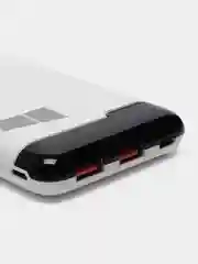 Белый внешний аккумулятор More Choice PB32S-10, 10000 мАч, быстрая зарядка 20 W