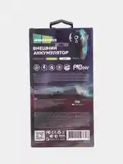 Белый внешний аккумулятор More Choice PB32S-10, 10000 мАч, быстрая зарядка 20 W