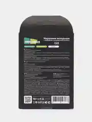 Белый наушники для айфон вкладыши Lighting 8-pin разъём, с микрофоном More Choice G13
