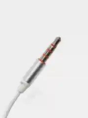 Белый наушники проводные Celebrat G1, с микрофоном, вакуумные