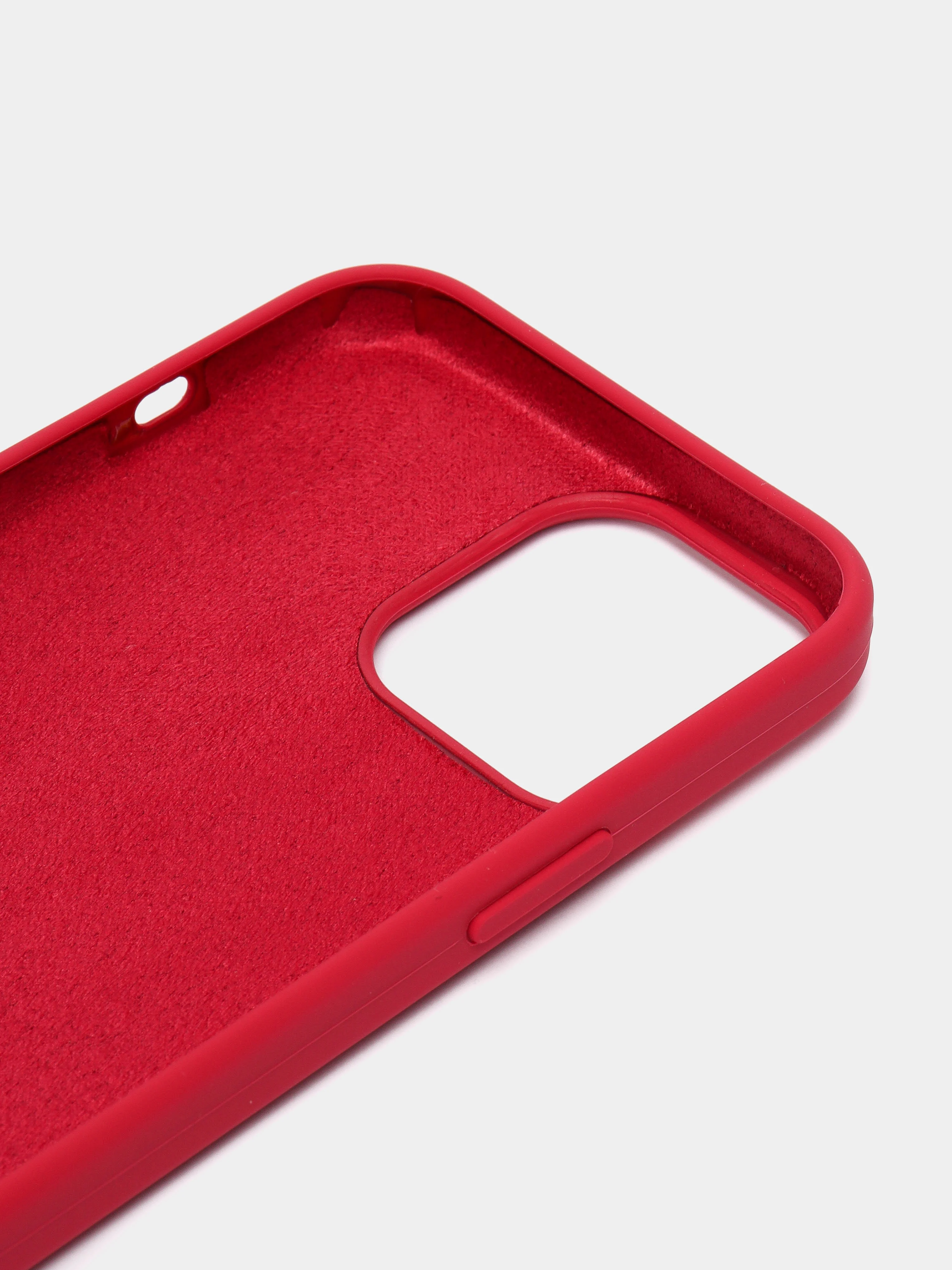 Фуксия чехол Silicone Case для iPhone 13 Pro Max с закрытым низом