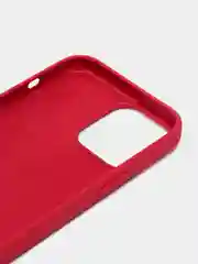 Фуксия чехол Silicone Case для iPhone 13 Pro Max с закрытым низом
