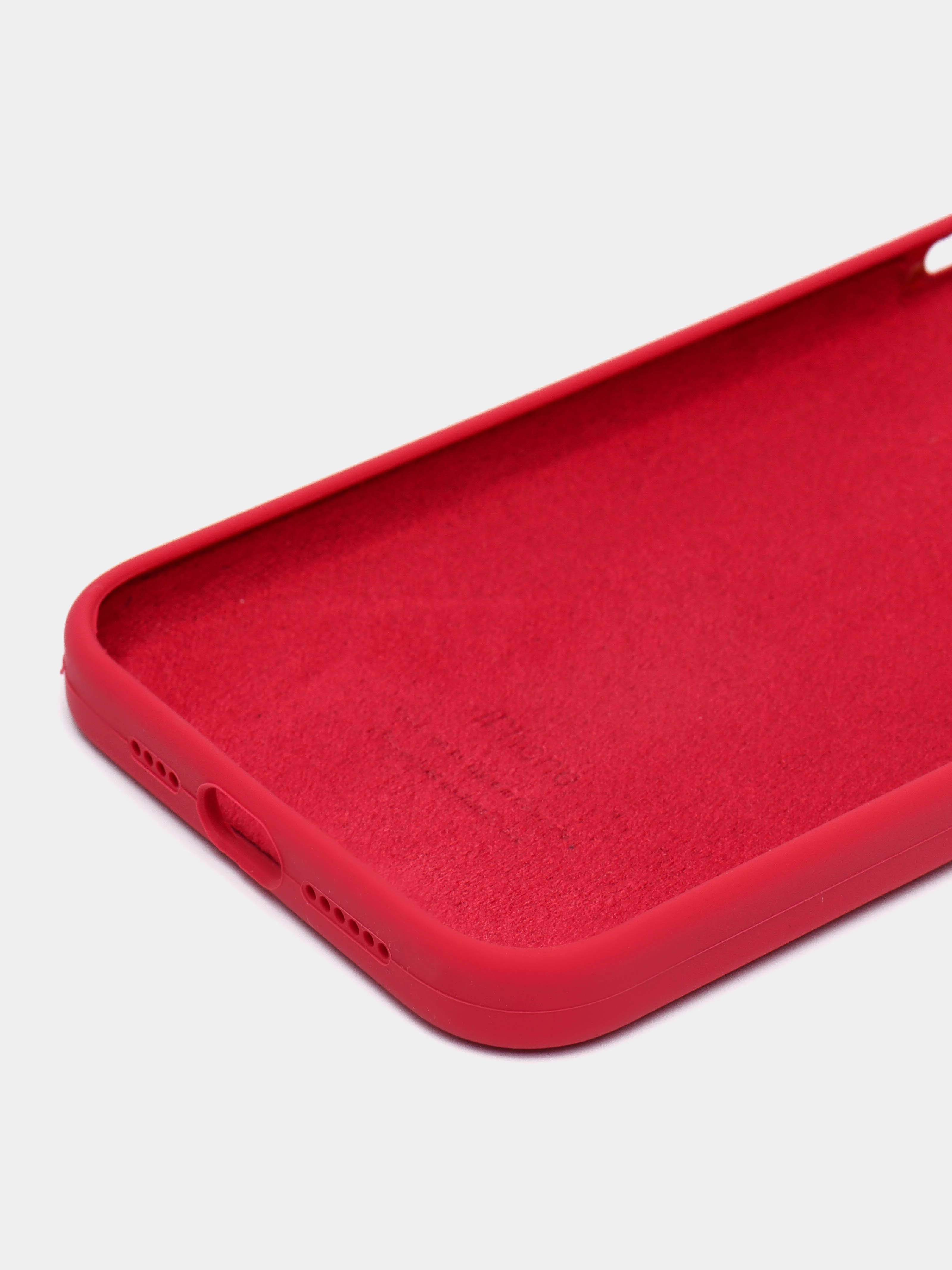 Фуксия чехол Silicone Case для iPhone 13 Pro Max с закрытым низом