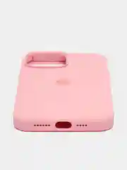 Пастельно-коралловый чехол Silicone Case для iPhone 13 Pro Max с закрытым низом