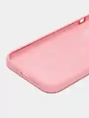 Пастельно-коралловый чехол Silicone Case для iPhone 13 Pro Max с закрытым низом
