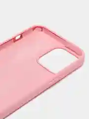 Пастельно-коралловый чехол Silicone Case для iPhone 13 Pro Max с закрытым низом