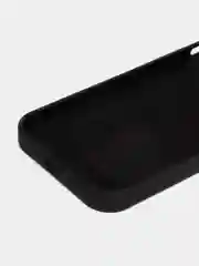 Черный чехол Silicone Case для iPhone 12 / iPhone 12 Pro, закрытый низ