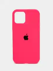 Фуксия чехол Silicone Case для iPhone 12 / iPhone 12 Pro, закрытый низ
