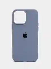 Светло-синий чехол Silicone Case для iPhone 13 Pro Max с закрытым низом