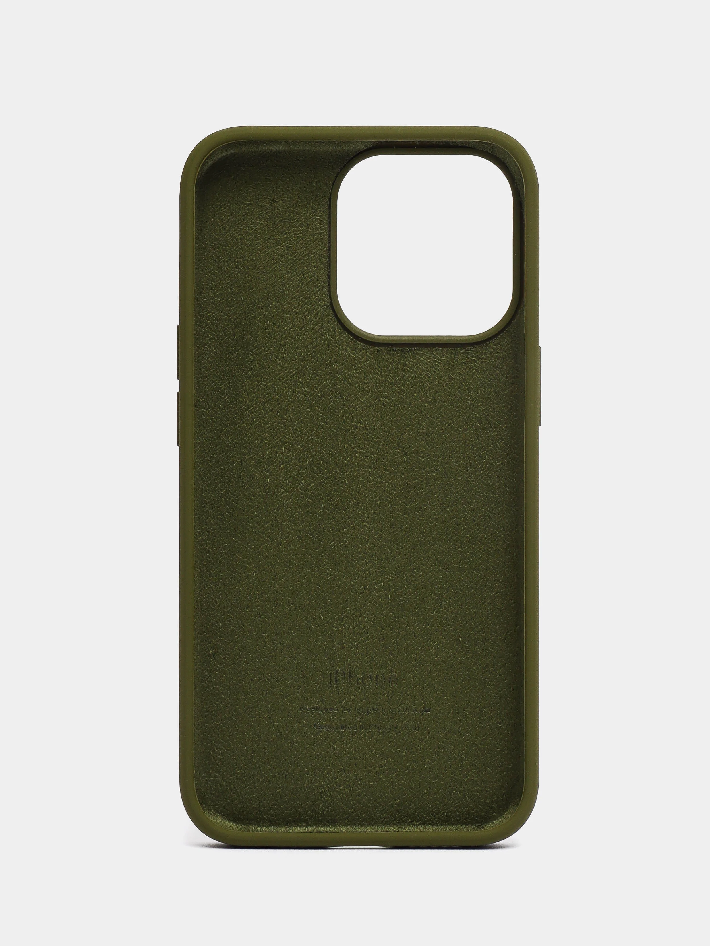 Хаки чехол Silicone Case для iPhone 13 Pro с закрытым низом