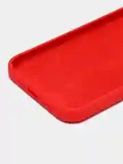 Красный чехол Silicone Case для iPhone 13 Pro Max с закрытым низом