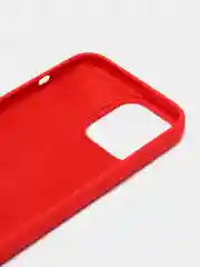 Красный чехол Silicone Case для iPhone 13 Pro Max с закрытым низом