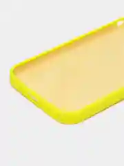 Лимонный чехол Silicone Case для iPhone 13 Pro Max с закрытым низом