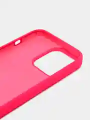 Фуксия чехол Silicone Case для iPhone 13 Pro с закрытым низом