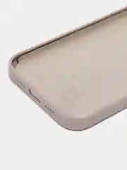 Бежевый меланж чехол Silicone Case для iPhone 12 / iPhone 12 Pro, закрытый низ