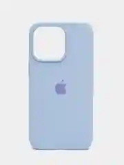 Небесно-голубой чехол Silicone Case для iPhone 13 Pro с закрытым низом