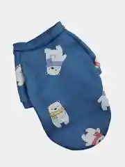 Индиго кофта для собак и кошек, с принтом