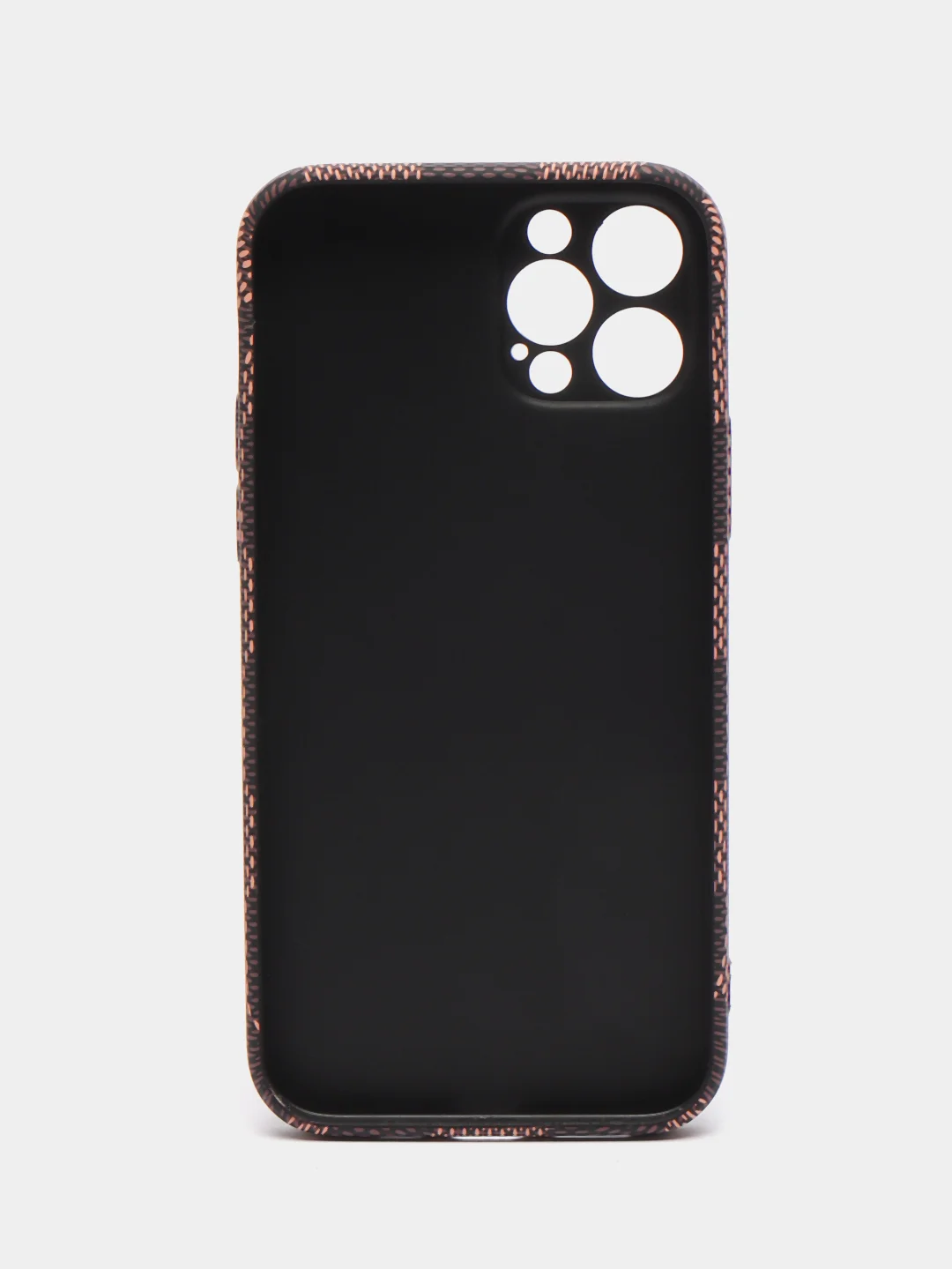 Тёмно-коричневый чехол для iPhone 12 Pro KAWS