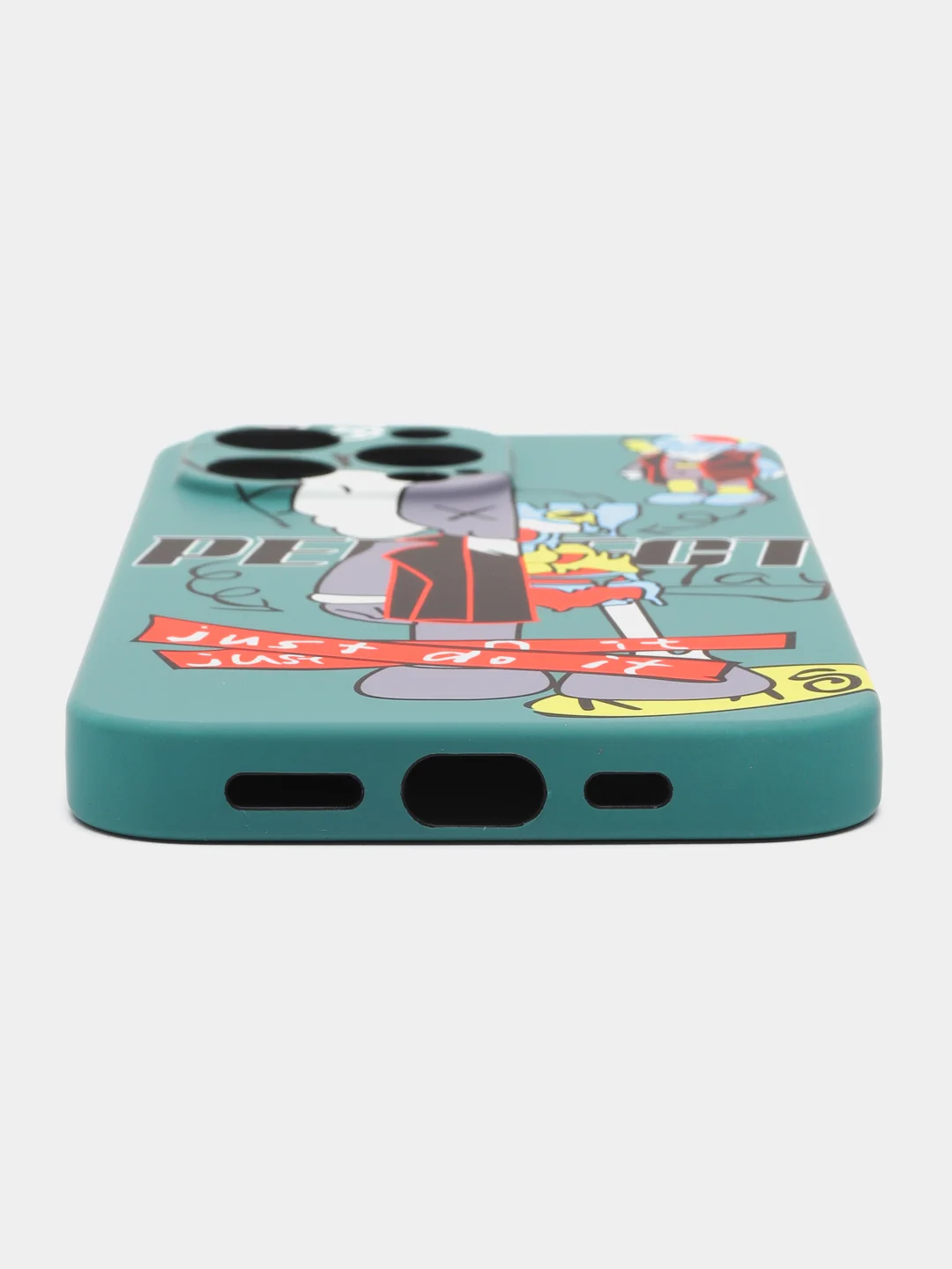 Тёмно-бирюзовый чехол Kaws для iPhone 13 Pro