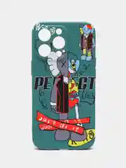 Тёмно-бирюзовый чехол Kaws для iPhone 13 Pro