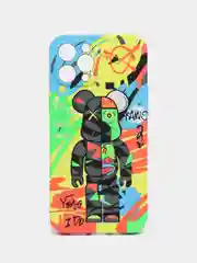 Салатовый чехол Kaws для iPhone 12 Pro Max