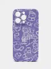 Сиреневый чехол Kaws для iPhone 13 Pro