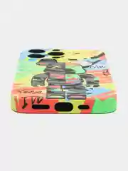 Салатовый чехол Kaws для iPhone 13 Pro